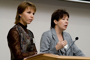 Алевтина Белешова (справа) и Ольга Попова (слева)